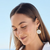Del Mar Charm Hoop Earrings - Gold/Pearl Del Mar Charm Hoop Earrings - Gold/Pearl