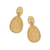 Meridian Orbit Large Post Drop Earrings - Gold Meridian Orbit Large Post Drop Earrings - Gold