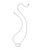 Elisa Statement Pendant Necklace - Silver Elisa Statement Pendant Necklace - Silver