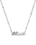 Lil Sis Short Pendant Necklace - Silver Lil Sis Short Pendant Necklace - Silver