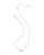 Lil Sis Short Pendant Necklace - Silver Lil Sis Short Pendant Necklace - Silver
