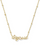 Big Sis Short Pendant Necklace - Gold