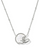 Football Helmet Short Pendant - Silver MOP Football Helmet Short Pendant - Silver MOP