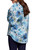 Printed Floral Textured V-Neck Smocked Detail Blouse Printed Floral Textured V-Neck Smocked Detail Blouse