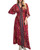 Paisley Print Flutter Sleeve Boho Maxi Dress Paisley Print Flutter Sleeve Boho Maxi Dress