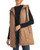 Taupe Longline Hooded Puffer Vest