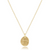 Inspire Cross Small Gold Charm Necklace