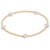 Signature Cross Small Gold 2mm Bead Bracelet - Off White