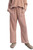 Ribbed Mineral Wash Wide-Leg Pant with Pockets