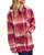 Oversized Flannel Fringed-Hem Shirt
