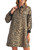 Leopard Print Button-Down Shirt Dress