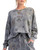Ash Grey Floral Print Crewneck Sweatshirt Ash Grey Floral Print Crewneck Sweatshirt