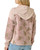 Flower Embroidered Hoodie Shacket