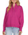 Quarter Zip Knit Sweater – Hot Pink Quarter Zip Knit Sweater – Hot Pink