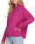 Quarter Zip Knit Sweater – Hot Pink Quarter Zip Knit Sweater – Hot Pink