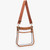 Posie Clear Crossbody Bag with Vegan Leather Trim Posie Clear Crossbody Bag with Vegan Leather Trim