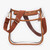 Posie Clear Crossbody Bag with Vegan Leather Trim Posie Clear Crossbody Bag with Vegan Leather Trim
