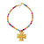 Multi-Colored Sea Jasper Necklace with Anna Cross Pendant