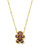 Gingerbread Short Pendant Necklace in Gold