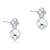Signature Cross Sterling Stud Earrings - Classic Sterling Silver