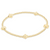 E-Girl Signature Cross Small Gold Pattern 2mm Beaded Bracelet - Gold