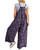 Mineral Washed Blossom Wide-Leg Jumpsuit