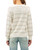 Mock Neck Pastel Strip Sweater