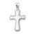 Sterling Silver Polished Cross Pendant