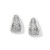 Meridian Small Hoop Earrings - Silver CZ