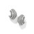 Ferrara Scala Hooop Earrings - Silver