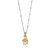Everbloom Pearl Petite Necklace - Two Tone - Pearl
