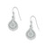 Mosaic Cerrillos Teardrop French Wire Earrings - Two Tone