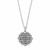 Alcazar Heart Necklace - Two Tone