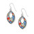 Colormix Meadow French Wire Earrings - Silver - Multi