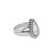 Twinkle Luxe Teardrop Ring - Silver CZ