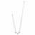 Twinkle Luxe Trio Necklace - Silver CZ