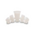 Classic Medium Claw Hair Clip - Coconut White