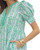 Contrast Trim Floral Dress