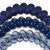 Large Hair Ties - Nightfall Navy