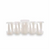 Classic Large Hair Clip - Coconut White
