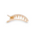 Round Large Flat Hair Clip - Almond Beige