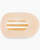 Round Small Flat Hair Clip - Almond Beige