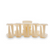 Classic Small Hair Clip - Almond Beige