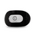 Round Small Flat Hair Clip - Jet Black