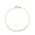 Gold Mixed Chain Link Bracelet