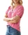 Blush Eyelet Puff Sleeve Knit Top