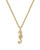 Seahorse Short Pendant Necklace in Gold