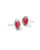 Ladybug Stud Earrings in Silver