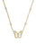 Cailey Butterfly Short Pendant Necklace in Gold