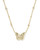 Cailey Butterfly Short Pendant Necklace in Gold